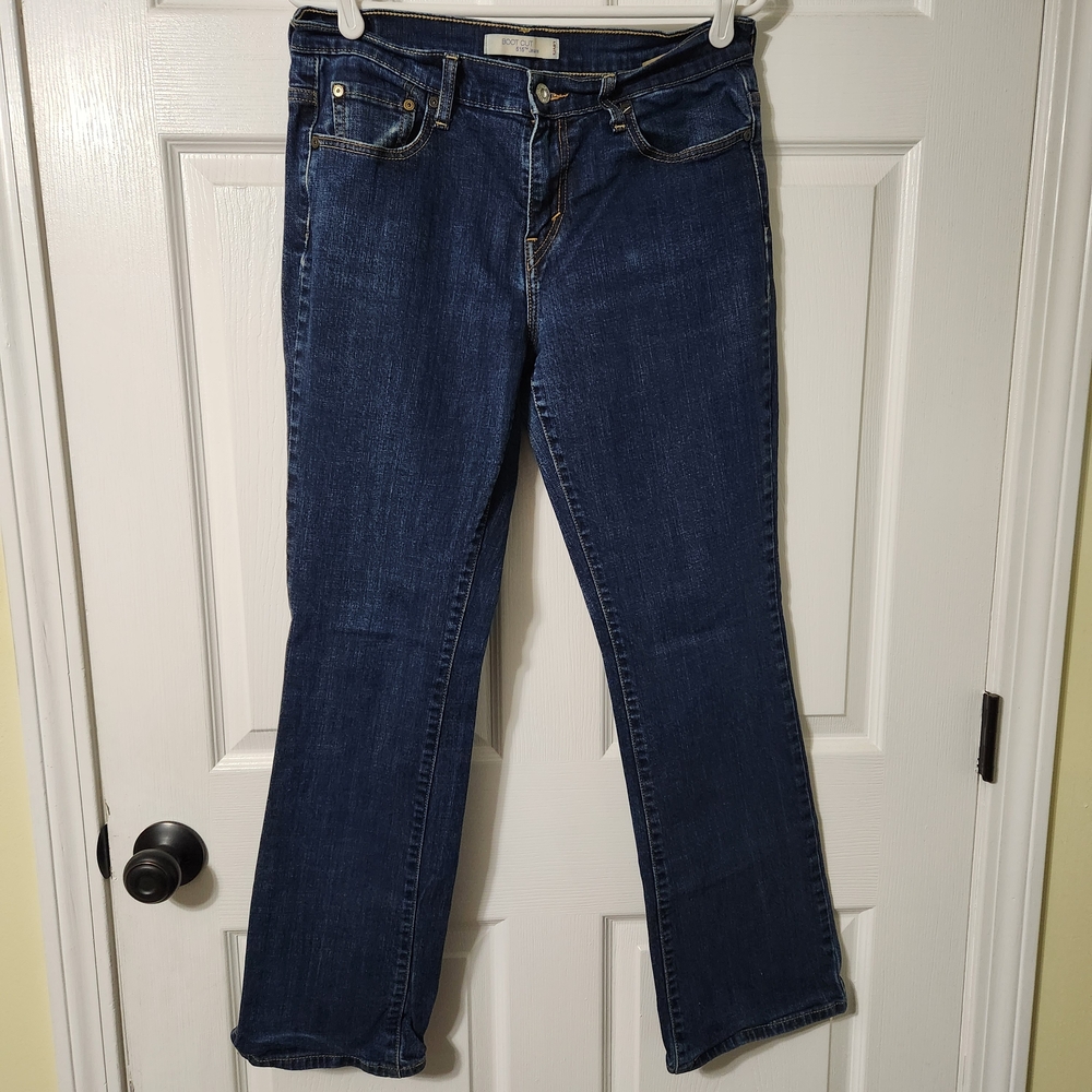 Levi's 515 Dark Blue Boot Cut Women's Jeans